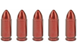 A-Zoom Snap Caps 9MM, 5 Pack - Red