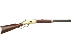 Cimarron CA231 1866 Yellowboy 20" Lever Action Short Rifle .44-40 Win, 10 Rd Brass Receiver Walnut Stock Blued