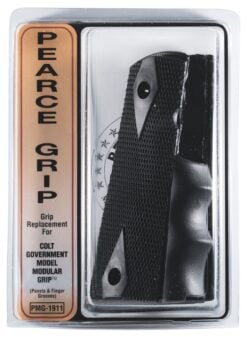 Pearce Grip PGM1911 Modular Grip System Black Rubber for 1911 Government
