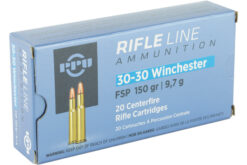 PPU PP30301 Standard Rifle 30-30 Win 150 gr Flat Soft Point (FSP) Rifle Ammo - 20 Rounds