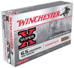 Winchester Ammo X651 Super X 6.5 Creedmoor 129 gr 2820 fps Power-Point (PP) Rifle Ammo - 20 Rounds