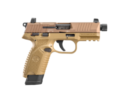 FN 502 Tactical .22 LR 4.60" 10+1, 15+1 Flat Dark Earth - 4.60" Barrel, 15+1 Rounds, Polymer Grips