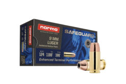 Norma Safeguard 9mm 124 Grain Jacketed Hollow Point Handgun Ammo - 50 round box