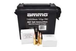 Ammo Inc. 7.62x39 123 Grain Full Metal Jacket Rifle Ammo - 180 round ammo can