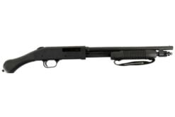 Mossberg & Sons 590 Shockwave 410 Gauge Firearm - Blue/Black, 14.375" Barrel, 5+1 Rounds, Synthetic, 3" Chamber, Black Synthetic Stock