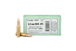 Sellier & Bellot SB68C Rifle 6.8 SPC 110 gr Full Metal Jacket (FMJ) Rifle Ammo - 500 rounds